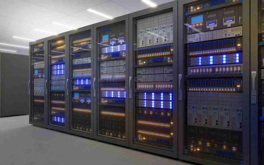 Enterprise server infrastructure racks