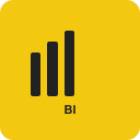 Microsoft Power BI logo
